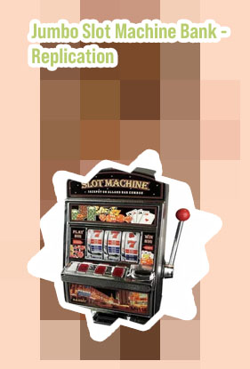 Slot machine bank